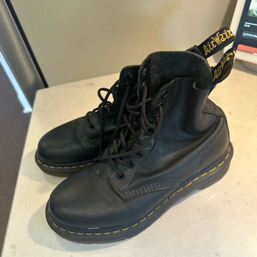 Like new Dr. Martens Black Leather boots